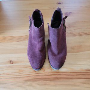 Burgundy Booties